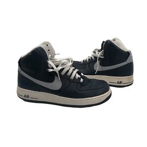 Nike Blue Air Force 1 High Top Sneakers Size 9.5 Men's